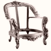 FOTELJA-NEOBRADJENA  DRVENA RAMA